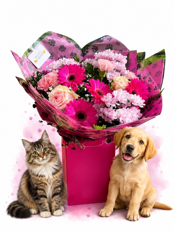 Cats and Dogs Bouquet