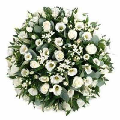 White Posy Pad