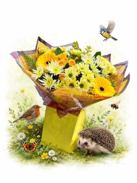 Helping Wildlife charity Bouquet